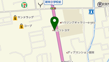 PiPit 佐賀トヨタ自動車株式会社 新栄店の地図画像