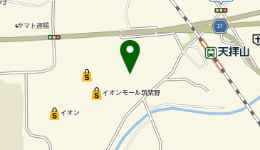 auショップイオンモール筑紫野の地図画像