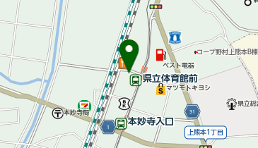 auショップ上熊本の地図画像