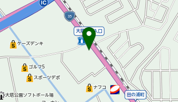 auショップ大塔の地図画像