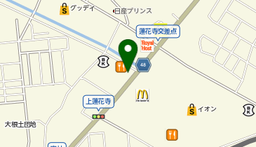 auショップ中間の地図画像