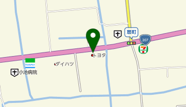 PiPit 佐賀トヨタ自動車株式会社 モバイルスクエアの地図画像