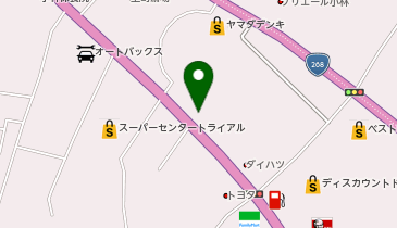 auショップ小林中央の地図画像