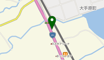auショップ島原前浜の地図画像
