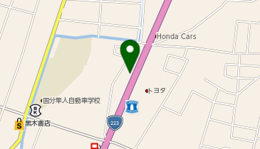 auショップ隼人中央の地図画像