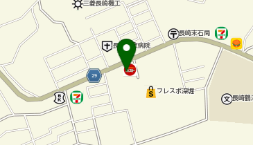 auショップフレスポ深堀の地図画像
