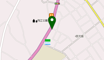 auショップ末吉の地図画像