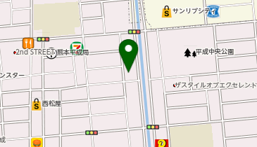 auショップ平成大通りの地図画像