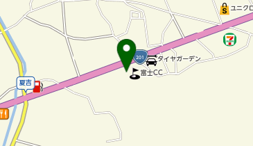 auショップ夏吉の地図画像