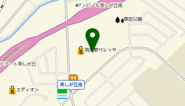 auショップ筑紫野ベレッサの地図画像