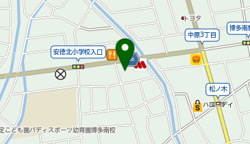 auショップ那珂川の地図画像