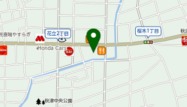 auショップ健軍の地図画像