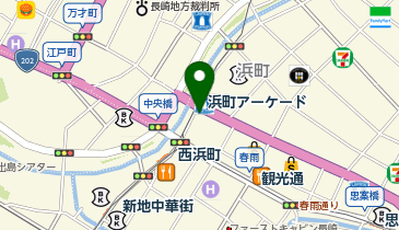 auショップ浜町中央橋の地図画像