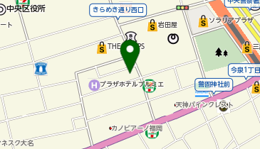 フラッグショップ au Style FUKUOKAの地図画像
