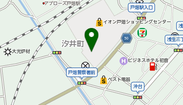 auショップイオン戸畑の地図画像