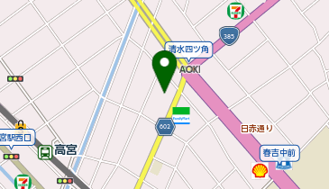 au Style 清水四ツ角の地図画像