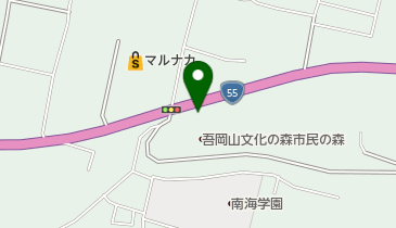 auショップ南国の地図画像