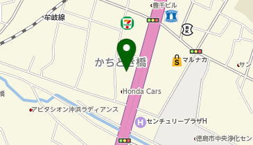 auショップ沖浜の地図画像