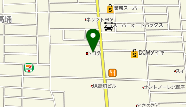 PiPit 高知トヨタ自動車本店の地図画像