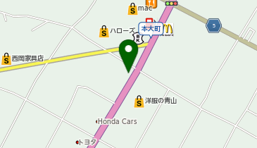 auショップ観音寺の地図画像