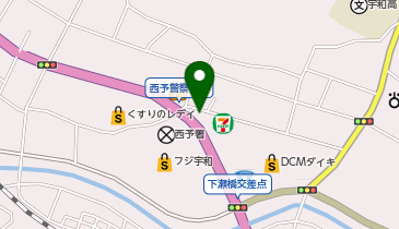 auショップ西予の地図画像