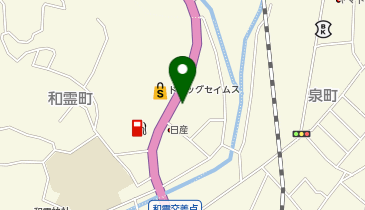 auショップ宇和島和霊の地図画像