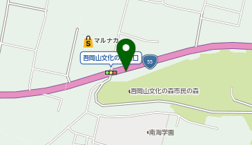 auショップごめんの地図画像