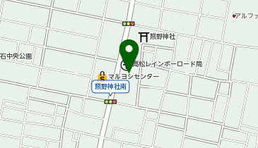 auショップ高松レインボーロードの地図画像