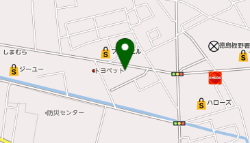 auショップ北島バイパスの地図画像