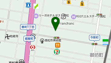 au Style 高松丸亀町の地図画像