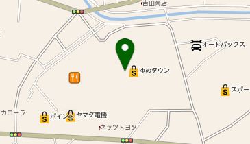 auショップゆめタウン徳島の地図画像