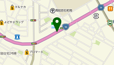 UQスポット百石の地図画像