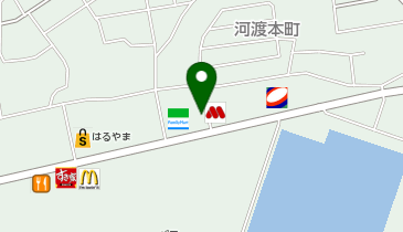auショップ新潟河渡の地図画像