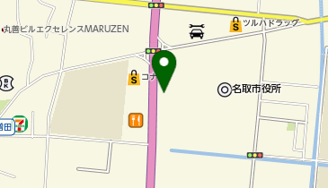 auショップ名取の地図画像