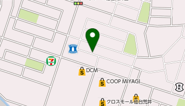 auショップなないろの里の地図画像