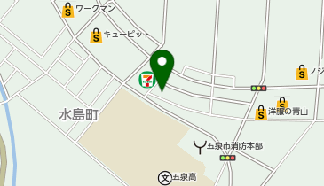 auショップ五泉の地図画像