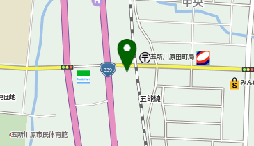 auショップ五所川原の地図画像