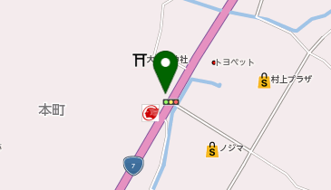 auショップ村上の地図画像