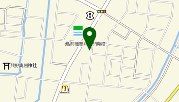 auショップ弘前堅田の地図画像