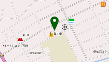 auショップ気仙沼の地図画像