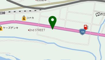 auショップ宮古の地図画像