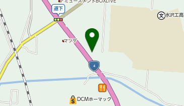 au Style 水沢バイパスの地図画像