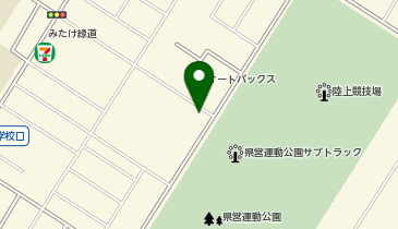 auショップ青山の地図画像