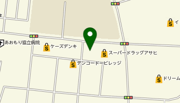 auショップ青森東大野の地図画像