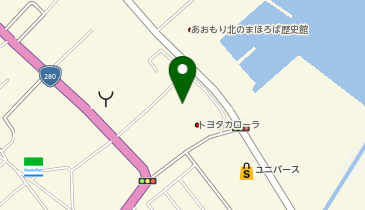 auショップ青森ベイブリッジの地図画像