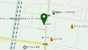 PiPit 福島トヨタ自動車株式会社 福島店の地図画像
