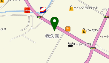 auショップ新白河の地図画像