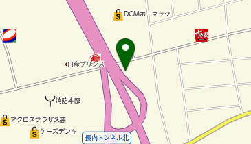 auショップ久慈の地図画像