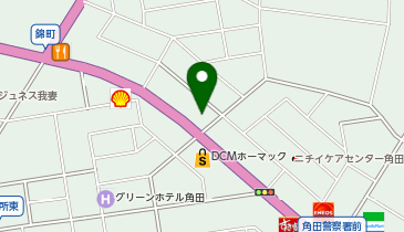 auショップ角田の地図画像