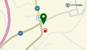 auショップ三戸の地図画像